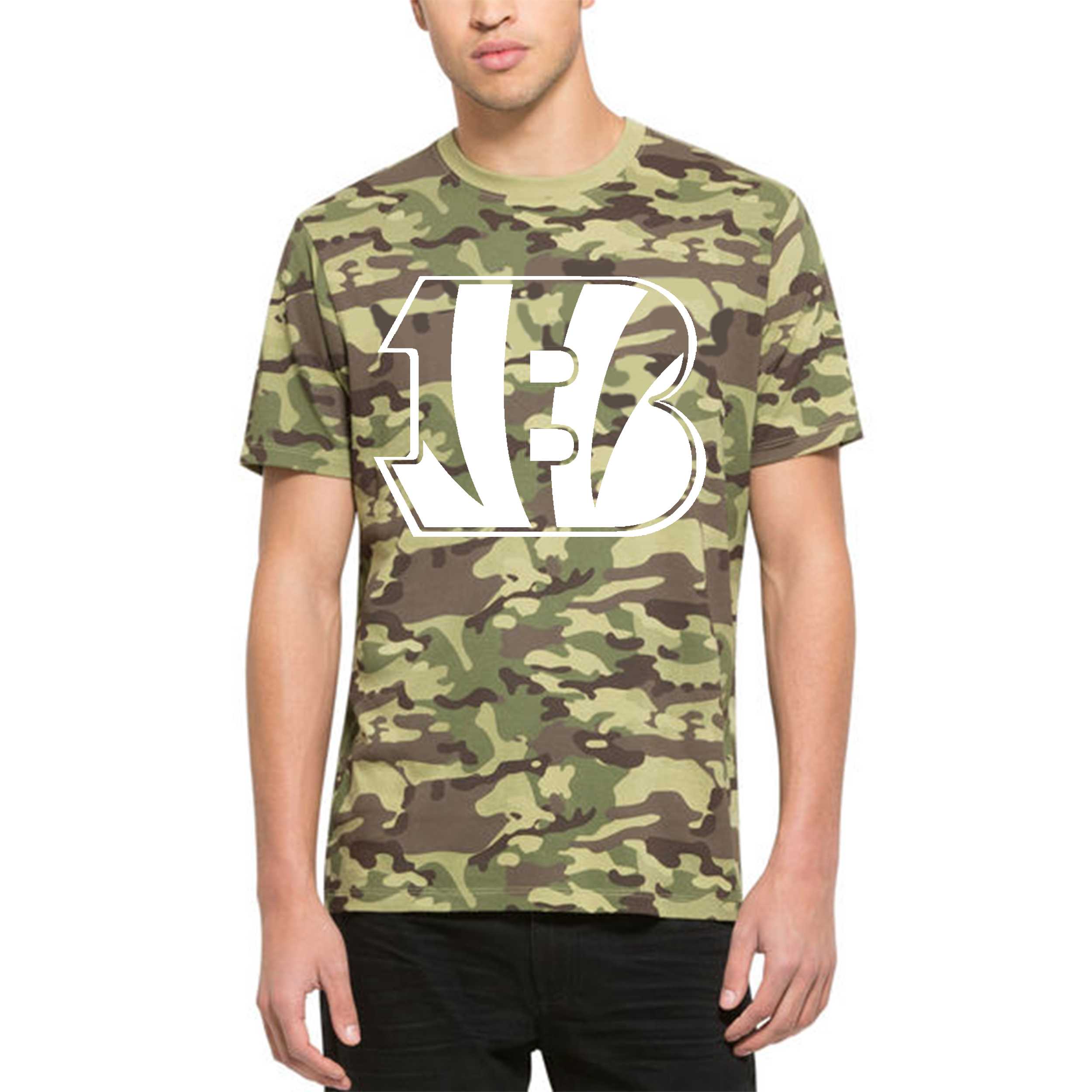 Men's Cincinnati Bengals '47 Alpha Men's T Shirt Camo,We sell and wholesale Men's Cincinnati Bengals '47 Alpha Men's T Shirt Camo on line form chian!